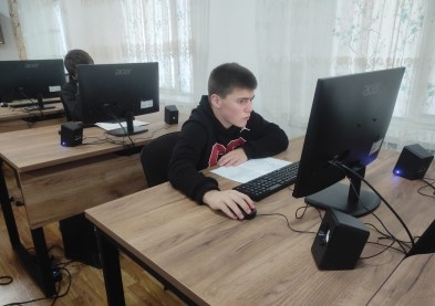 Компьютерный класс в детском доме №7