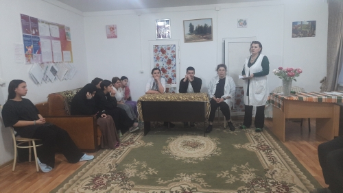 Участник СВО, выпускник  Асалиев Замин Ибрагимович в гостях у воспитанников детского дома