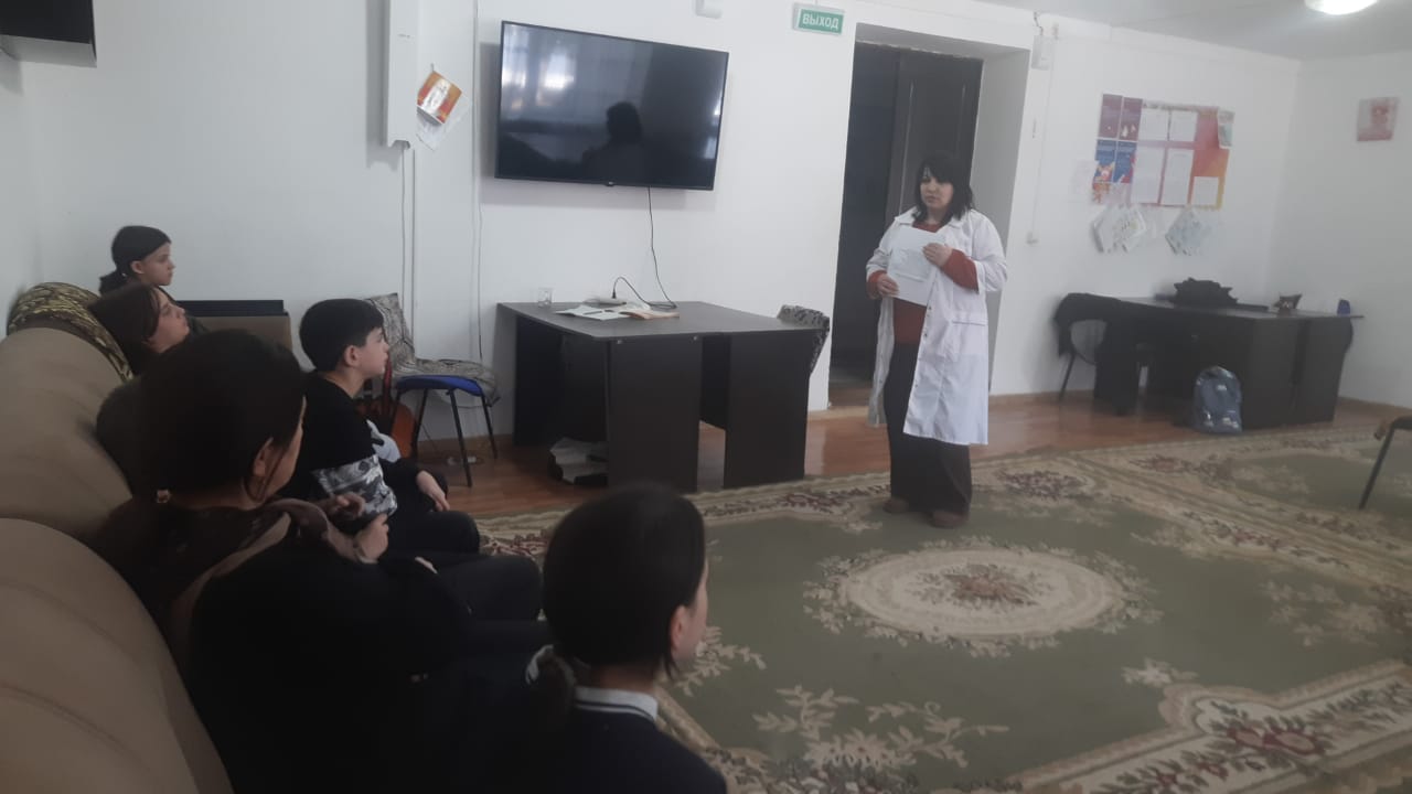 21 января воспитанникам детского дома была проведена беседа: «Профилактика гриппа и простудных заболеваний».