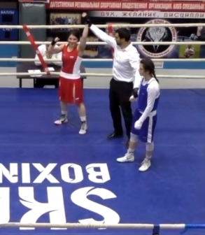 Подопечная Министерства Труда и социального развития РД Металимова Раксана Юсуфовна воспитанница Детского дома №7 заняла 1 место по боксу.